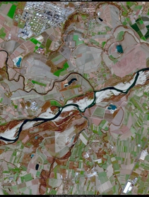 The Po river is already as dry as in summer due to ongoing drought